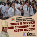 Dom Beto Breis publica decreto sobre serviço dos coroinhas em nossa Diocese