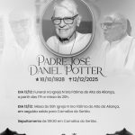 Falece o Pe. José Daniel Potter, sacerdote americano missionário em nossa Diocese, aos 97 anos de vida e 71 de sacerdócio dedicados ao Senhor