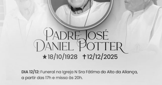 Falece o Pe. José Daniel Potter, sacerdote americano missionário em nossa Diocese, aos 97 anos de vida e 71 de sacerdócio dedicados ao Senhor